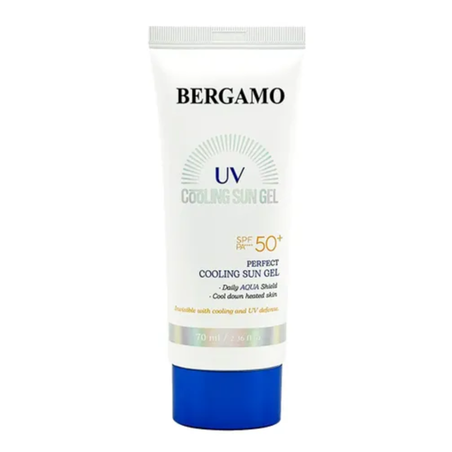 ضد آفتاب خنک کننده و آبرسان برگامو BERGAMO PERFECT COOLING SUN GEL 70ml